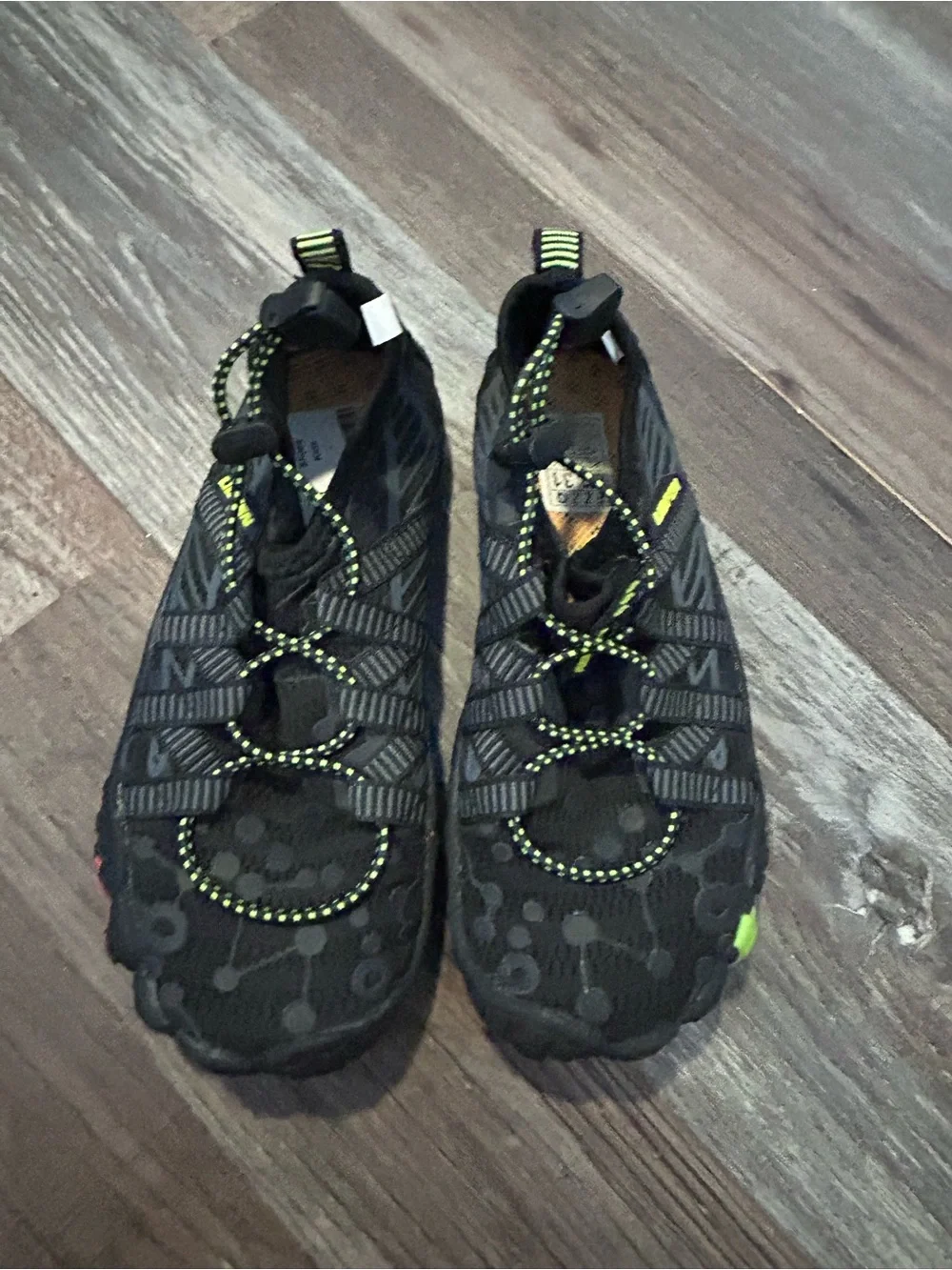 UNFEN black Colorful Kids hiking Water Shoes Unisex Size 13
